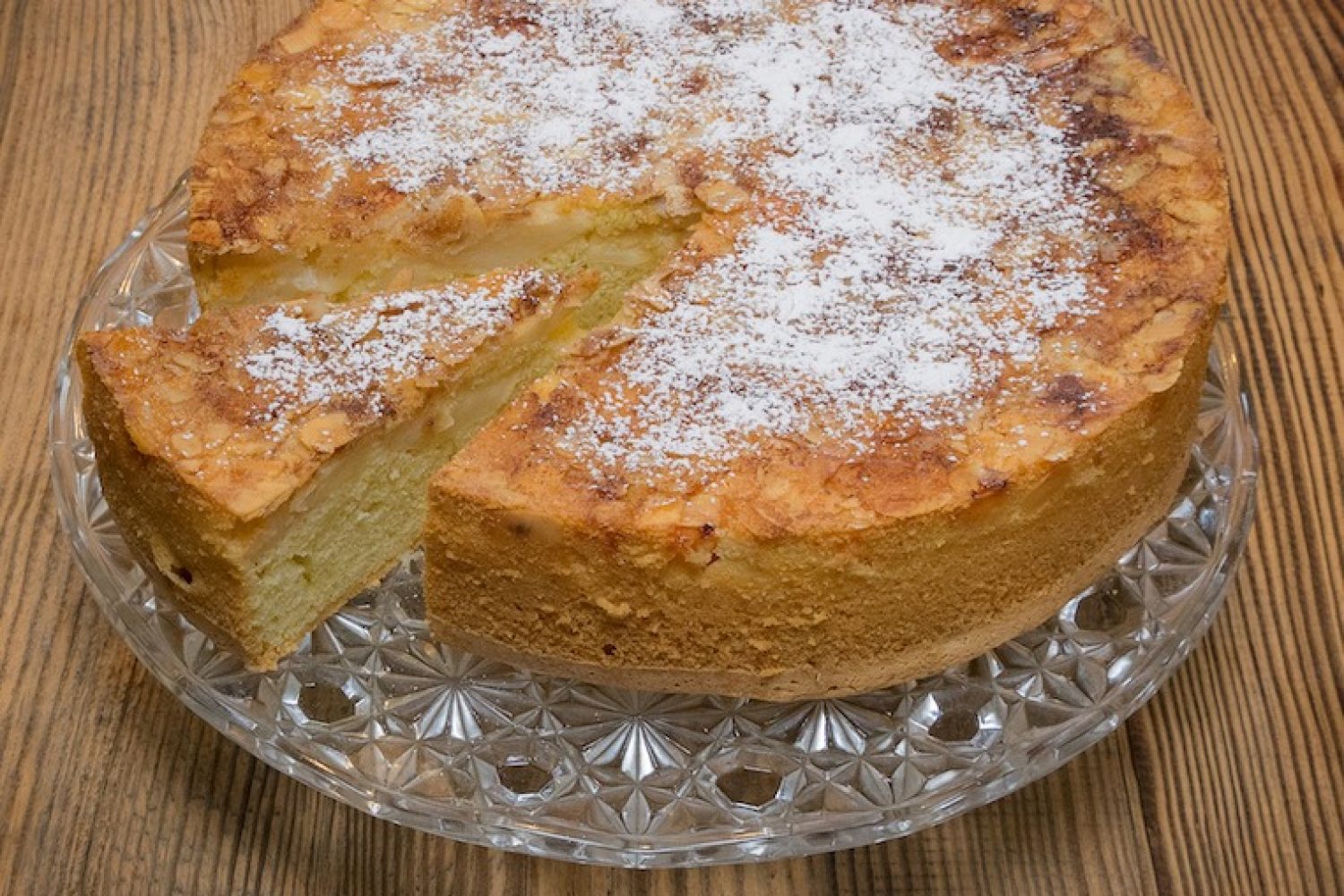 Gestürzte Apfeltorte